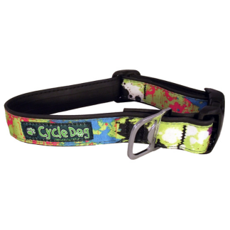 Cycle Dog modell QR, Halsband tillverakat av återvunnet material, finns i flera olika färger