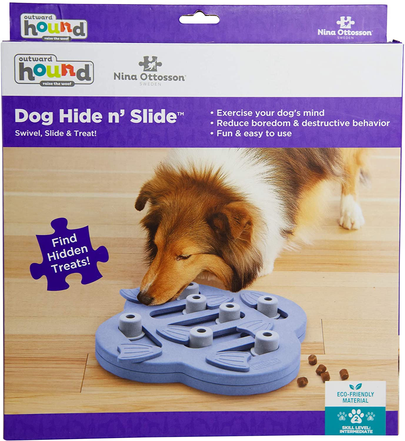 Dogman Aktiveringsleksak Hideslide 2 - Göm-och-hitta leksak
