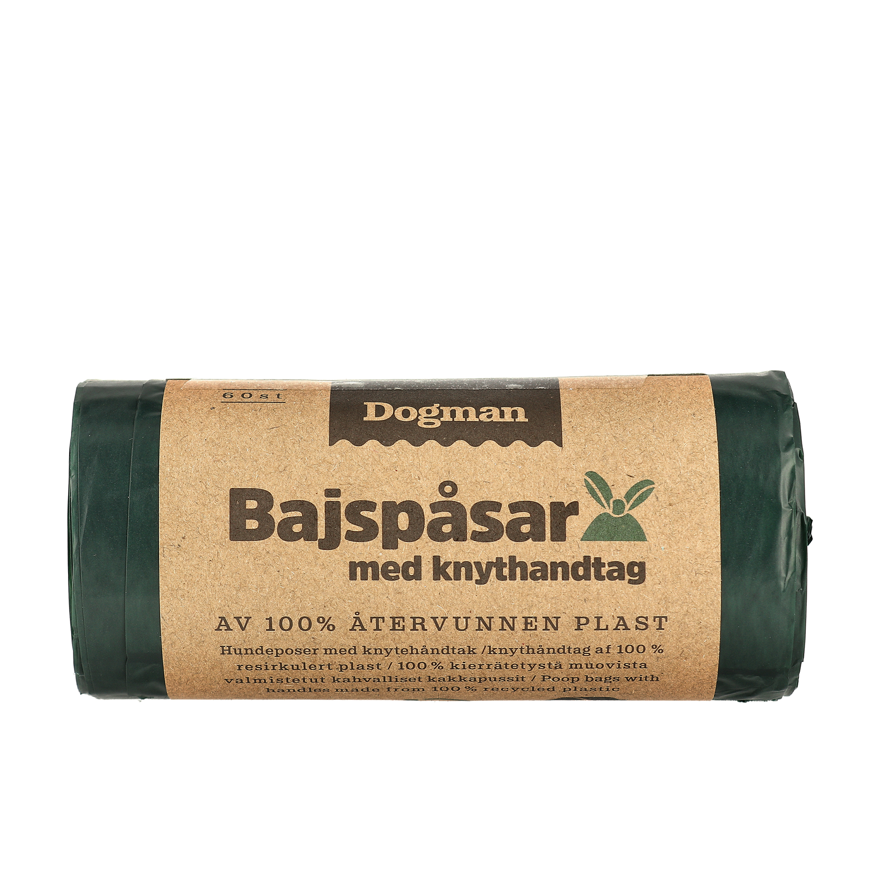 Dogman Bajspåsar 100% Återvunnen Plast 60-pack