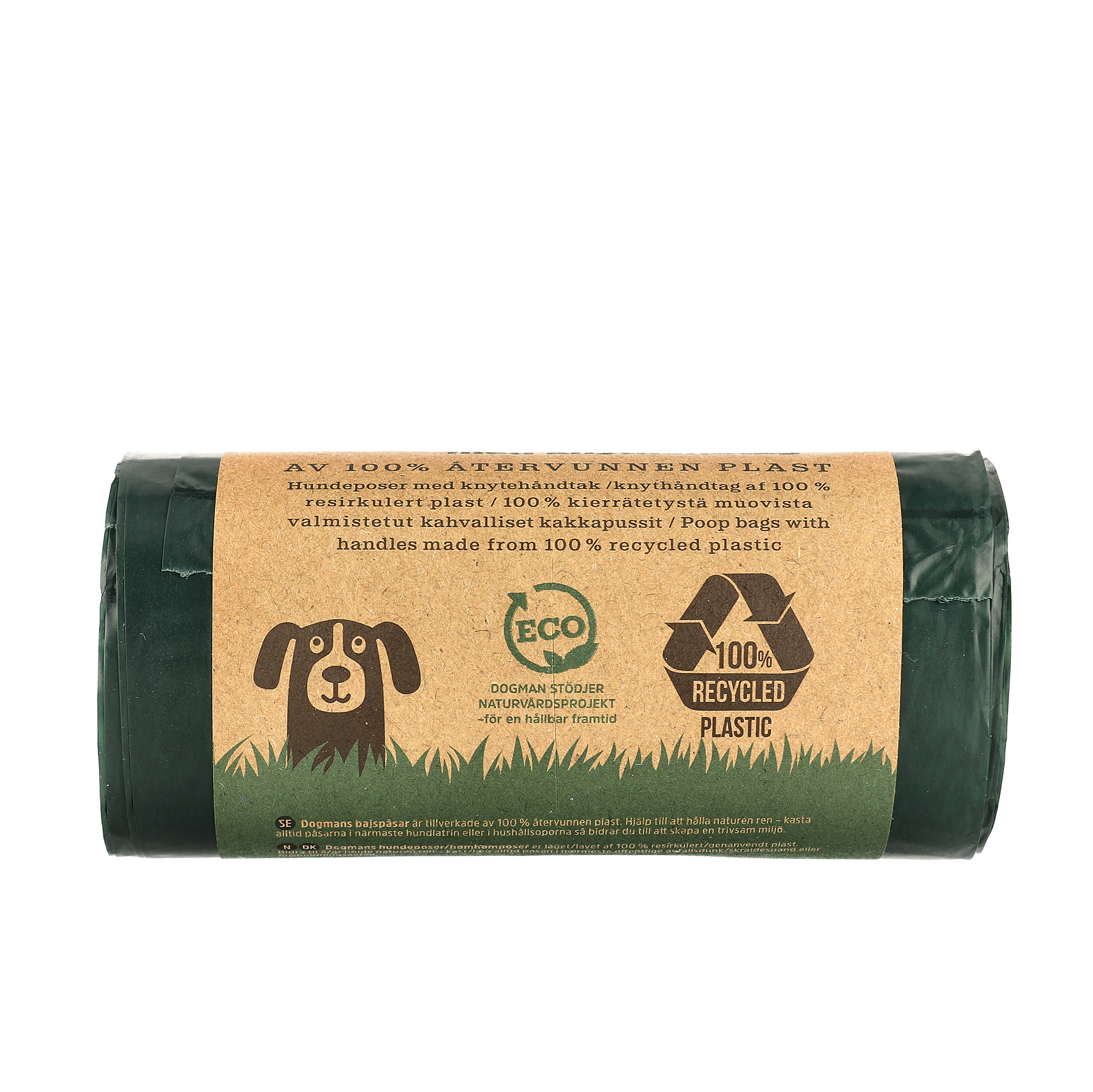 Dogman Bajspåsar 100% Återvunnen Plast 60-pack
