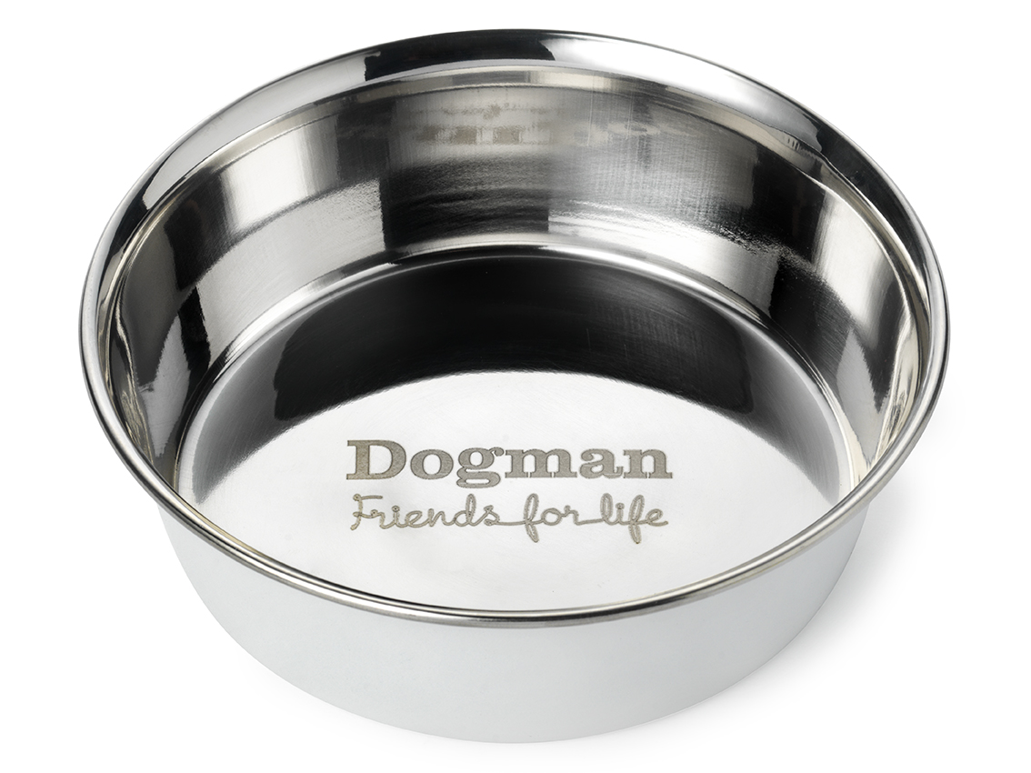 Dogman Matskål Heavy Rostfri - Tung och stabil matskål