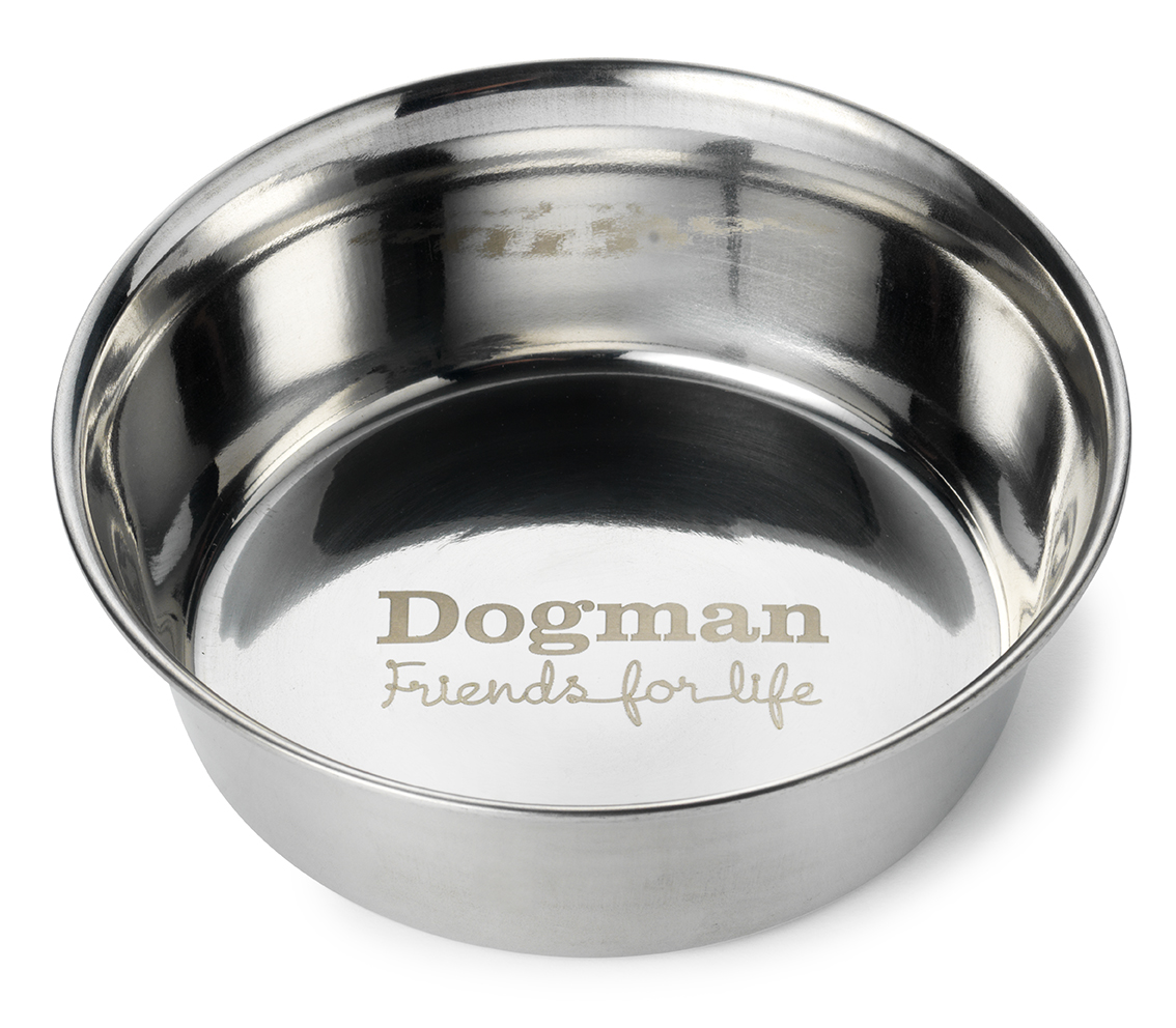 Dogman Matskål Heavy Rostfri - Tung och stabil matskål
