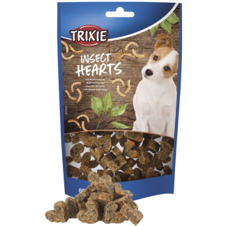 Insect Hearts med mjölmask, 80 g