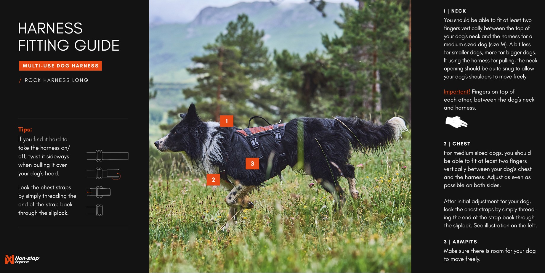 Non-Stop Dogwear, Rock Harness Long