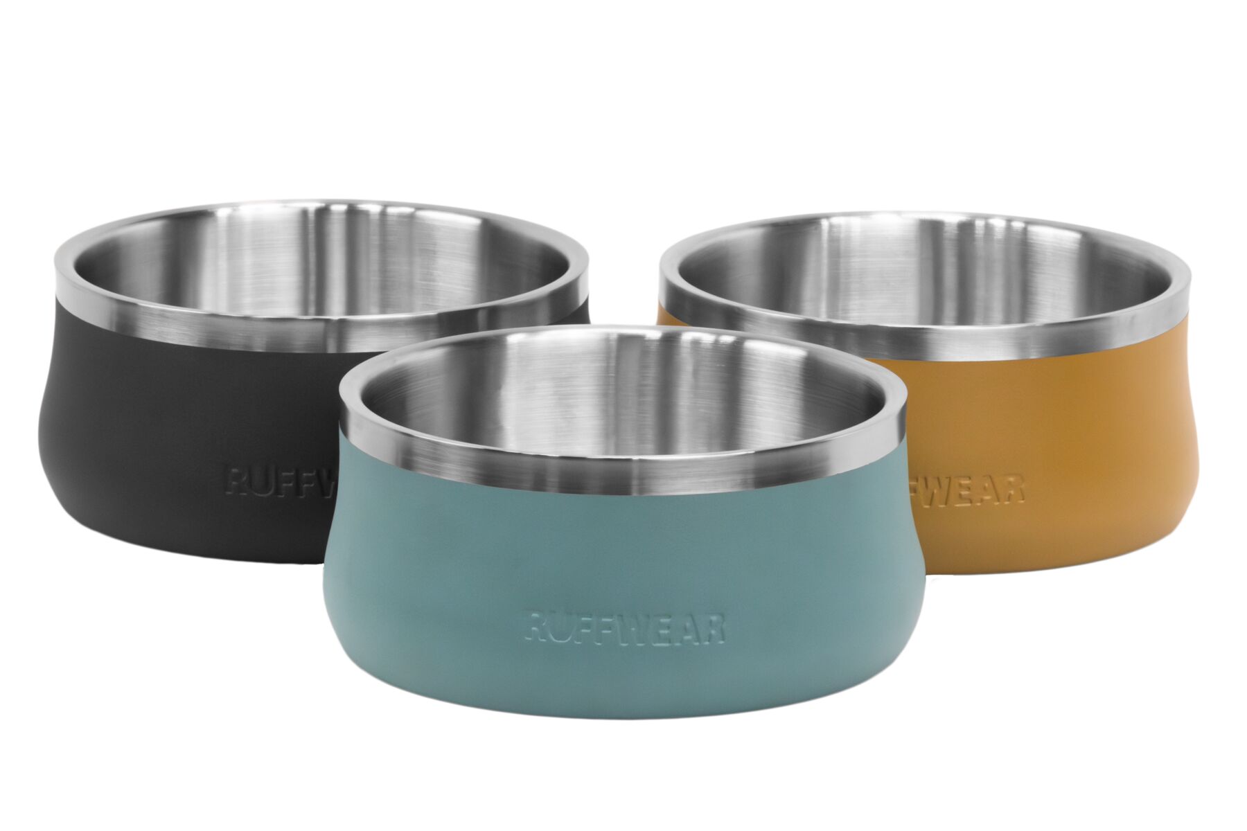 Ruffwear Basecamp™ Dog Bowl – robust hundskål i rostfritt stål (1,6 L)