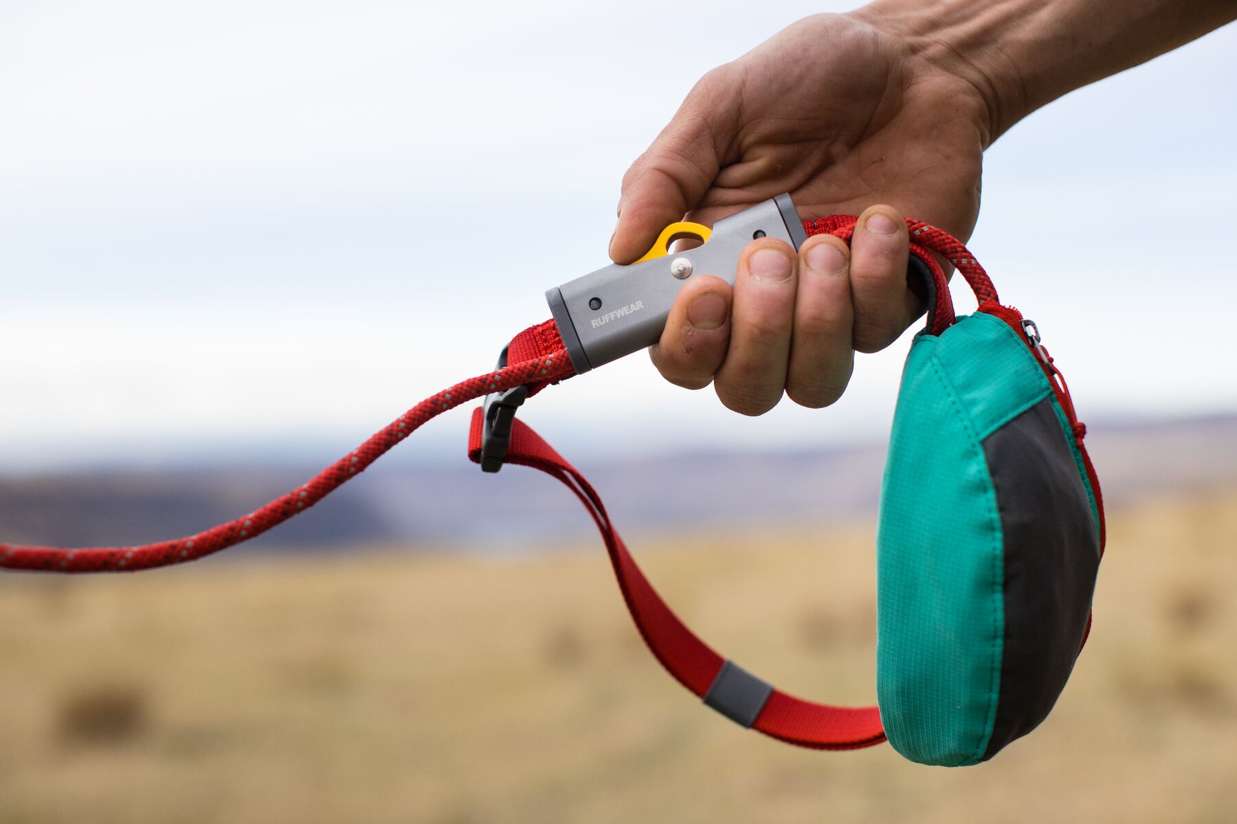 Ruffwear Hitch Hiker™ klätterinspirerat koppel med justerbar längd, finns i två färger