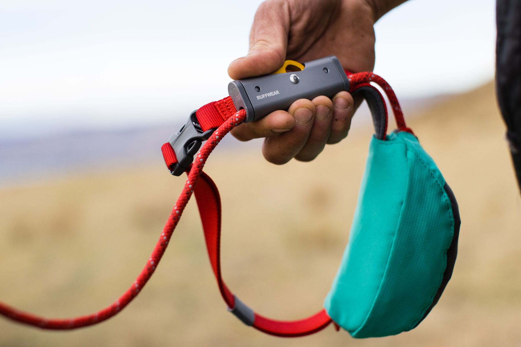 Ruffwear Hitch Hiker™ klätterinspirerat koppel med justerbar längd, finns i två färger