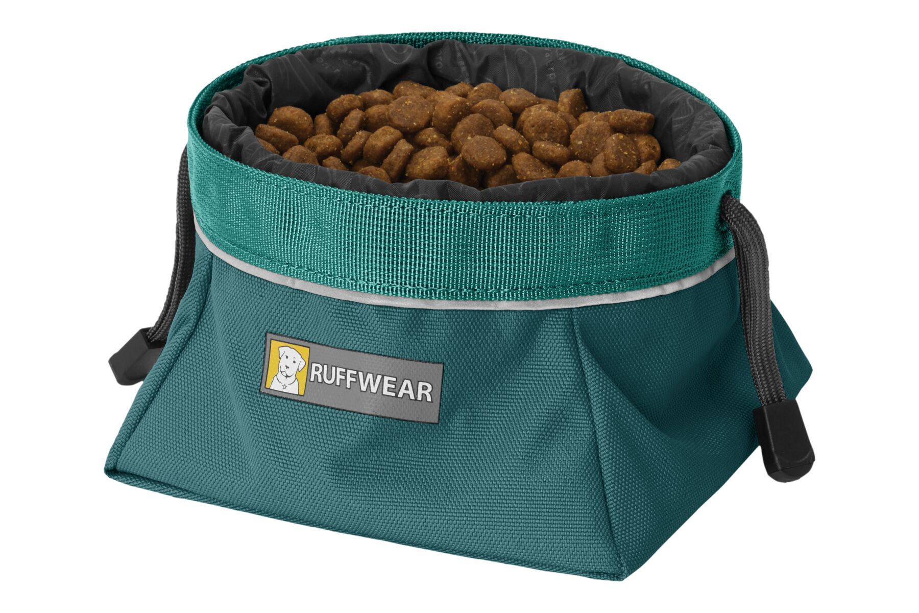 Ruffwear Quencher Cinch Top, hopfällbar mat/vattenskål med topp förslutning