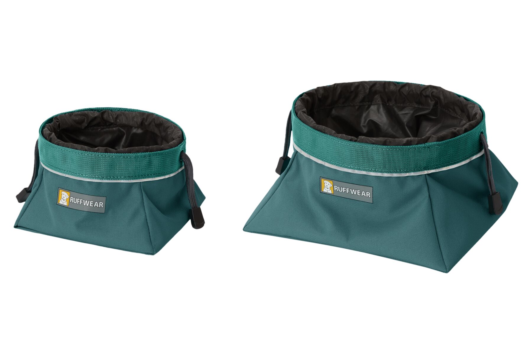 Ruffwear Quencher Cinch Top, hopfällbar mat/vattenskål med topp förslutning