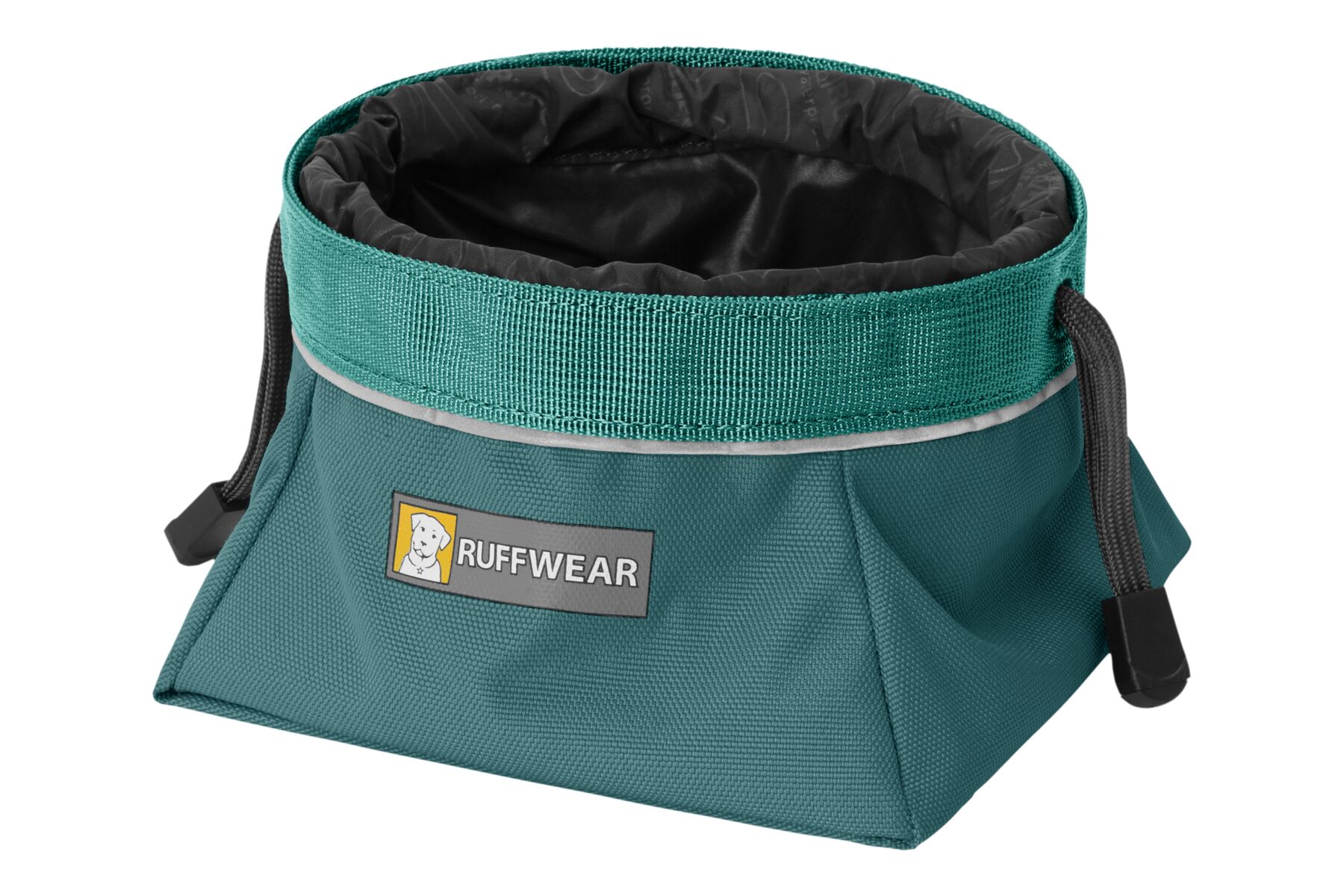 Ruffwear Quencher Cinch Top, hopfällbar mat/vattenskål med topp förslutning