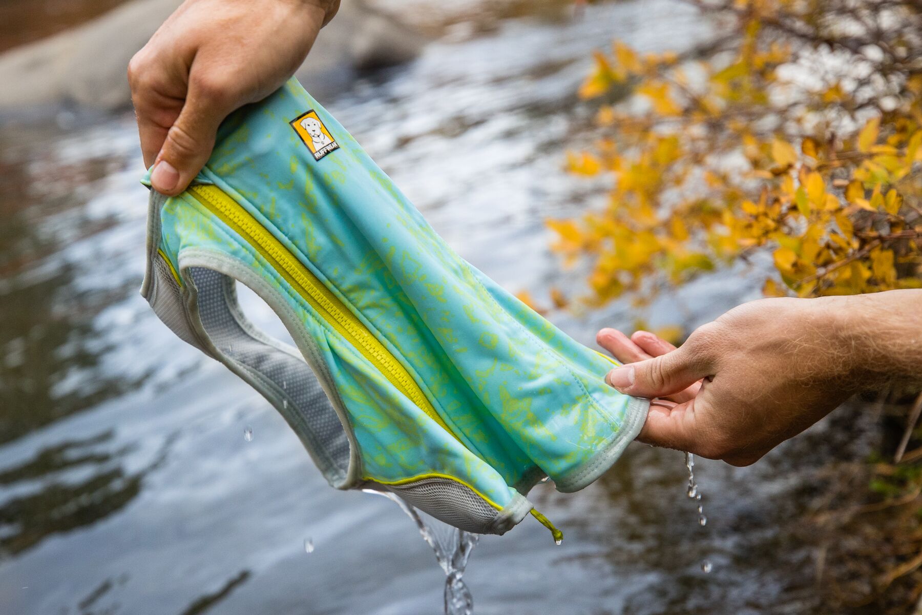 Ruffwear Swamp Cooler Zip™ Vest, Aurora Teal