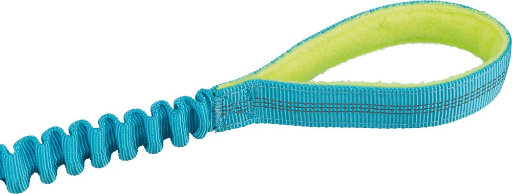 Trixie Bungee Tugger med boll – Dragleksak med stötdämpare, ø 9/48 cm