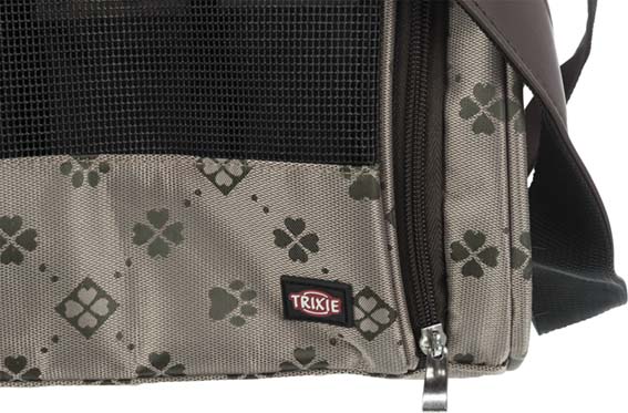 Trixie Transportväska Maxima – Utfällbar, öppnas fram och upp, 33×32×54 cm, beige/brun