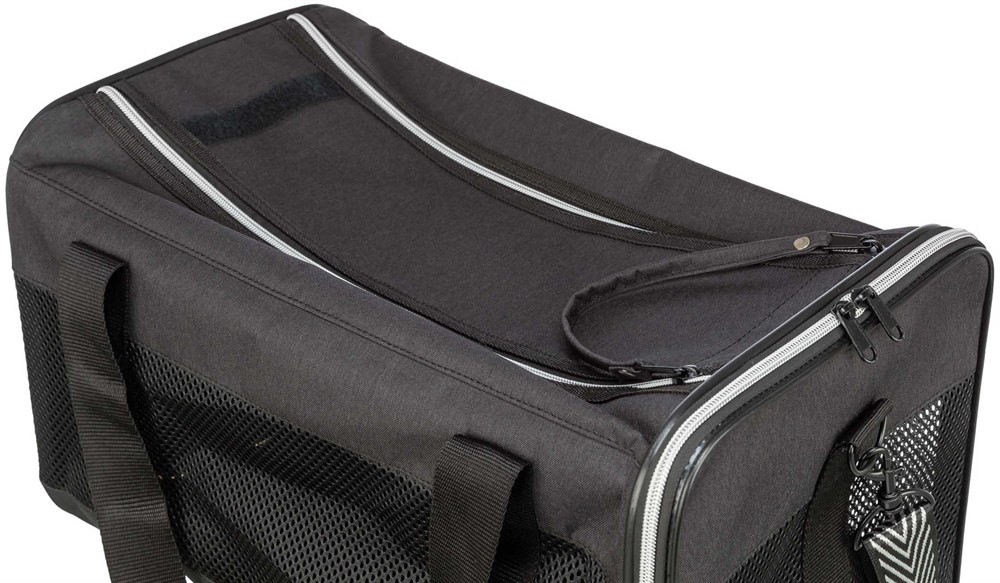 Trixie Transportväska Ryan – Öppnas upptill, <10 kg, 55 × 30 × 30 cm, svart