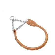 Jokke Rondo Halvstryp Brunt Halsband
