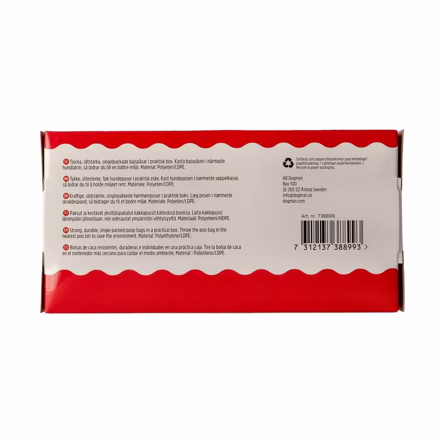 Dogman Bajspåsar Tjocka Value Pack 300p - Extra starka