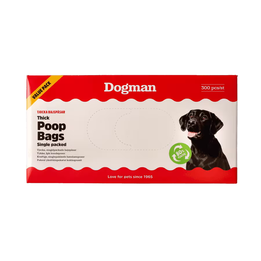 Dogman Bajspåsar Tjocka Value Pack 300p - Extra starka