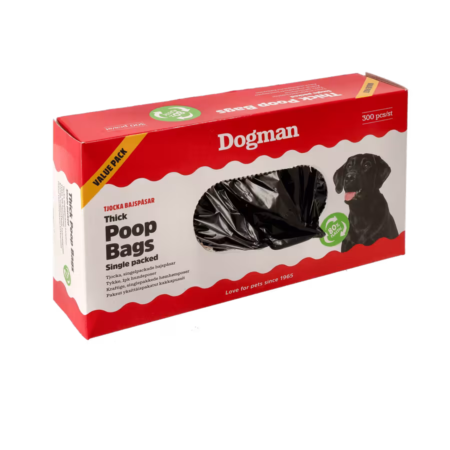 Dogman Bajspåsar Tjocka Value Pack 300p - Extra starka