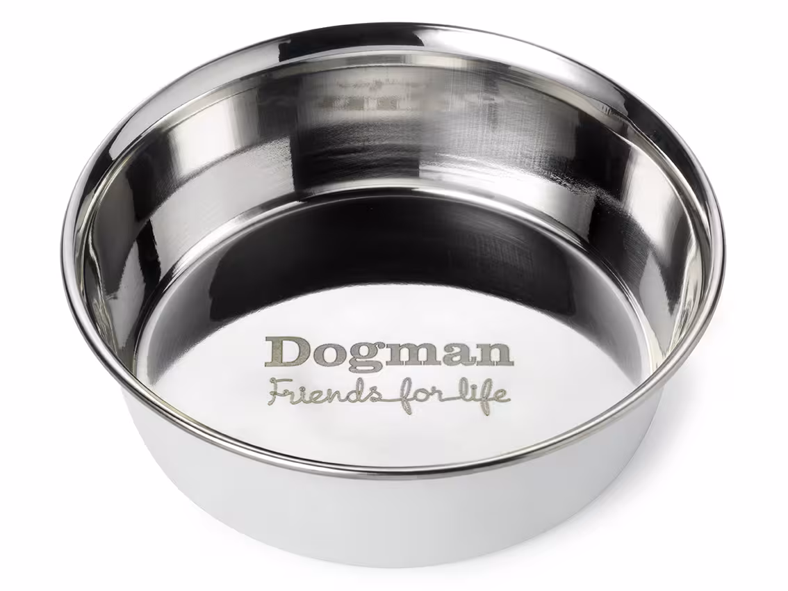 Dogman Matskål Heavy Rostfri - Tung och stabil matskål