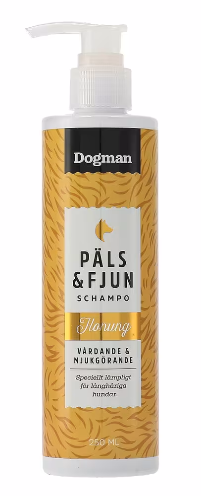Dogman Päls & Fjun Honung Hundschampo 250ml