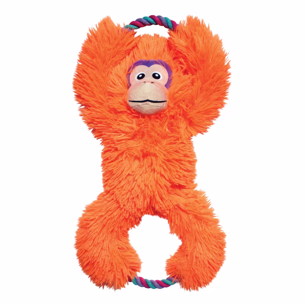 Kong Leksak Tuggz Monkey - Tålig tygleksak apa