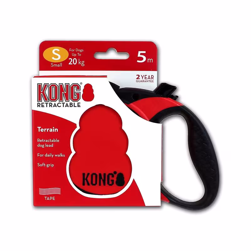 KONG Terrain Retractable Flexikoppel i flera färger