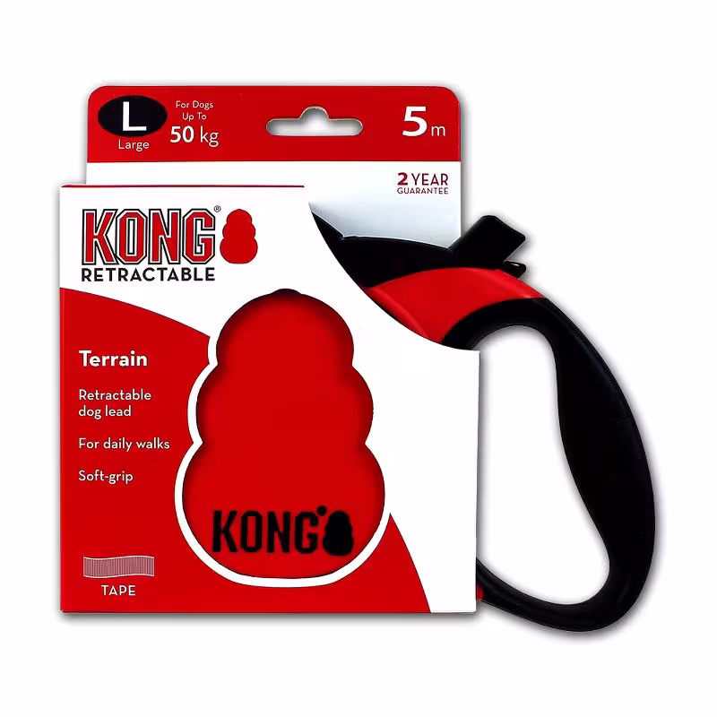 KONG Terrain Retractable Flexikoppel i flera färger