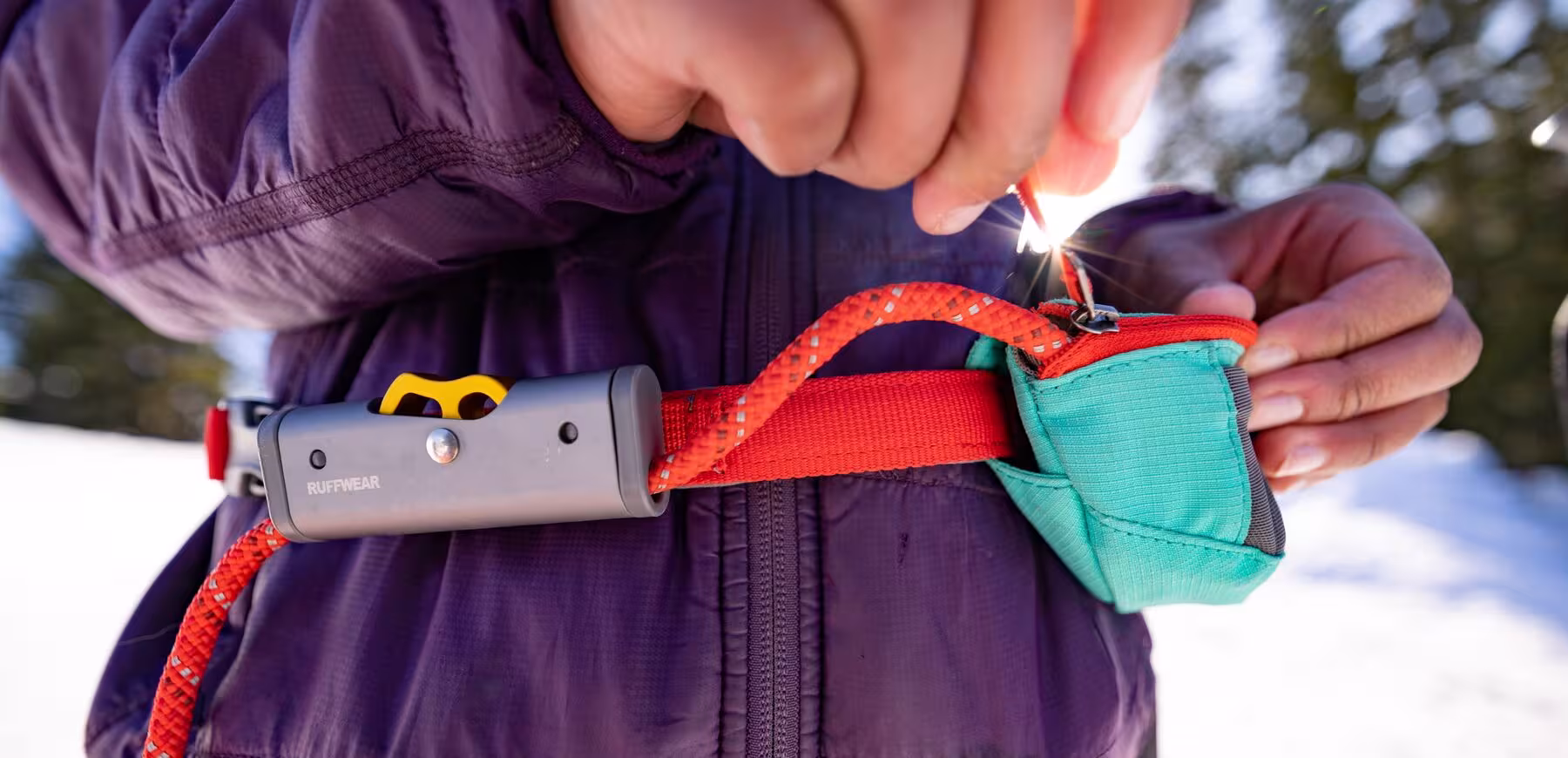 Ruffwear Hitch Hiker™ klätterinspirerat koppel med justerbar längd