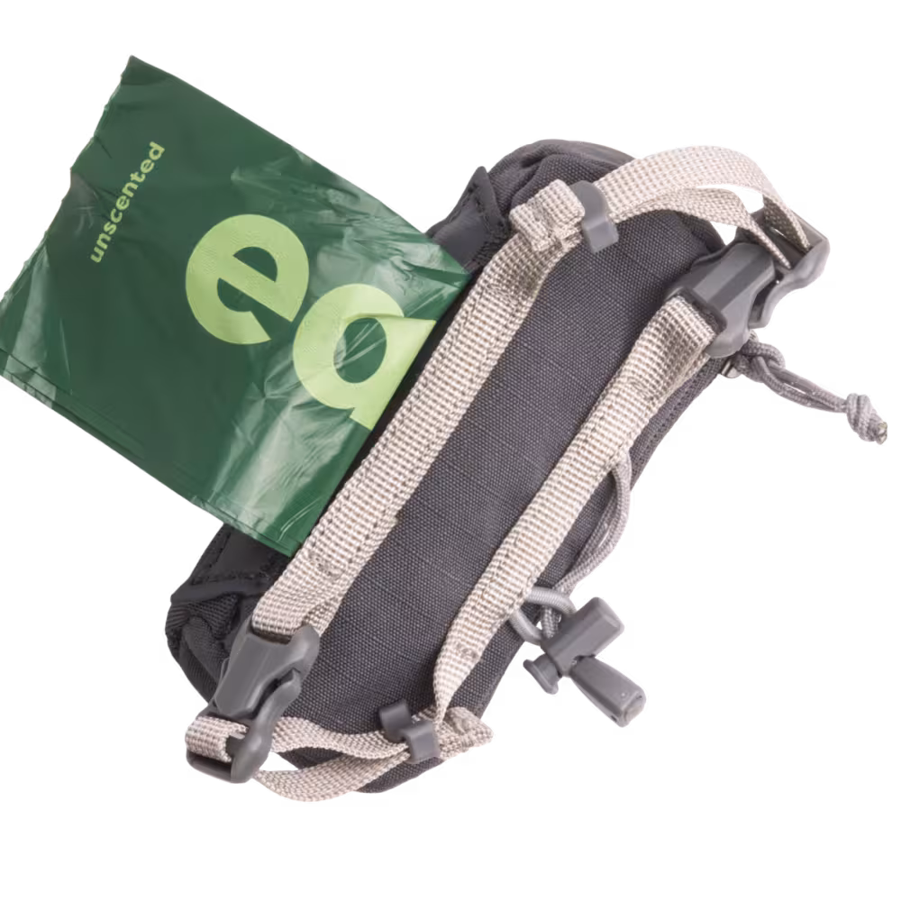 Ruffwear Stash Bag Mini – bajspåshållare för kopplet, Basalt Gray