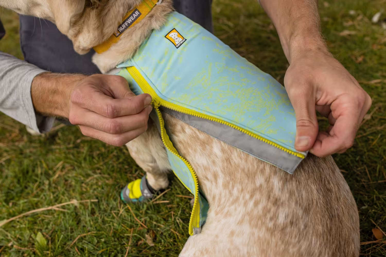 Ruffwear Swamp Cooler Zip™ Vest, Aurora Teal