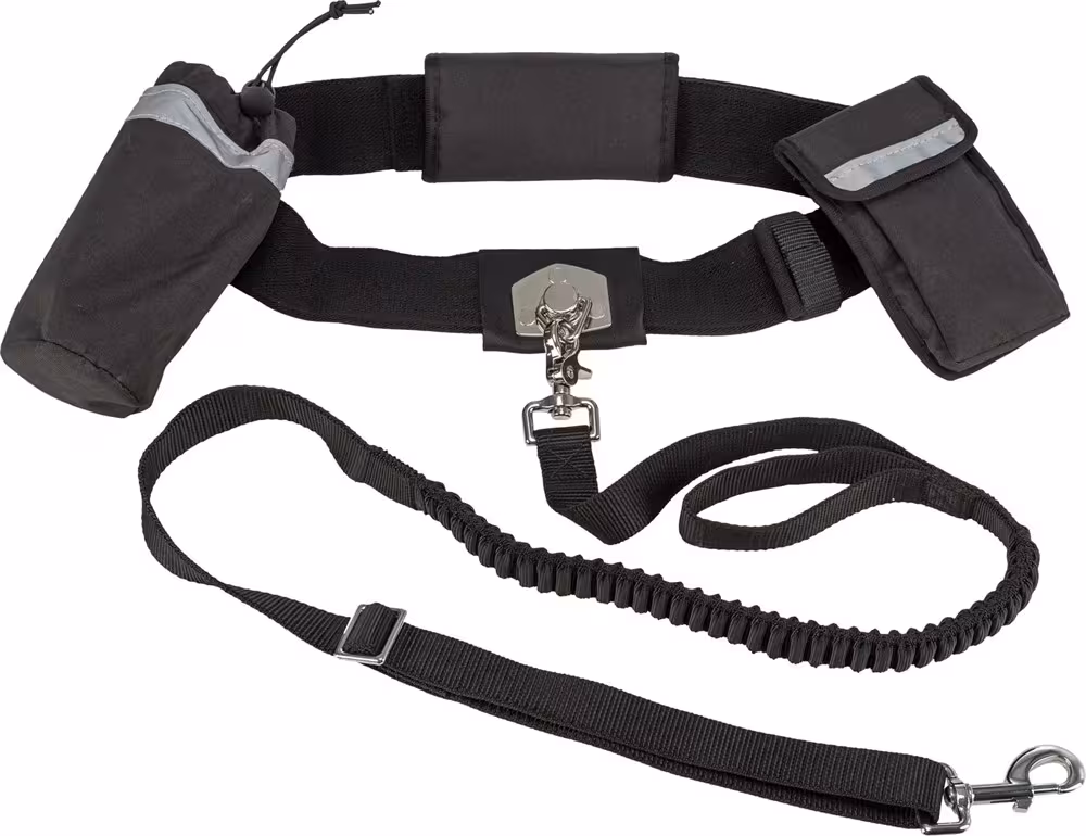 Trixie Handsfreebälte med expander – Löparkoppel för joggning och powerwalk