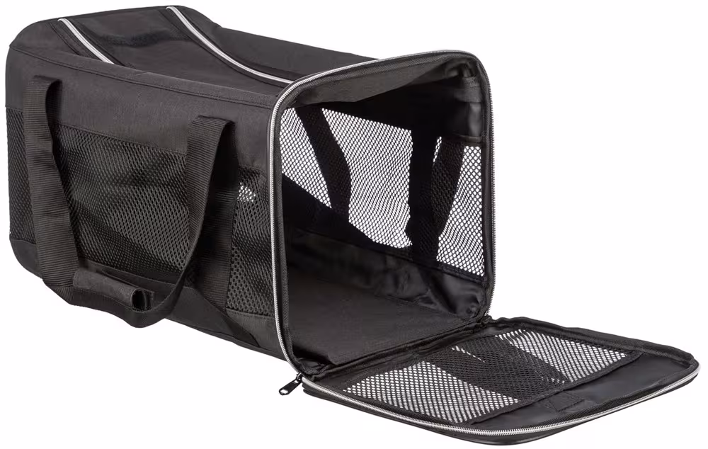 Trixie Transportväska Ryan – Öppnas upptill, <10 kg, 55 × 30 × 30 cm, svart