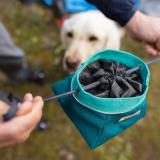 Ruffwear Quencher Cinch Top, hopfällbar mat/vattenskål med topp förslutning