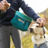 Ruffwear Quencher Cinch Top, hopfällbar mat/vattenskål med topp förslutning