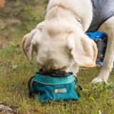 Ruffwear Quencher Cinch Top, hopfällbar mat/vattenskål med topp förslutning