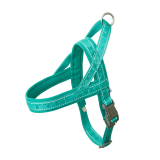 Miljövänlig och vadderad vardagssele – Hurtta Casual Y-sele ECO - Peacock, 35 - 45 cm - H934471