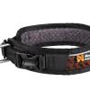 Non Stop Dogwear Rock adjustable collar – Tekniskt halsband med HexiVent för aktiva hundar - Svart/Orange, S - 3446