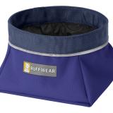 Ruffwear Quencher, hopfällbar vatten/matskål - Huckleberry Blue, S - 20503-411S