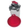 Trixie Foder- och vattenbehållare för hund – 2-i-1 reseflaska med silikonskål, 2 × 0.35 L / ø11 × 23 cm - 25019