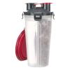 Trixie Foder- och vattenbehållare för hund – 2-i-1 reseflaska med silikonskål, 2 × 0.35 L / ø11 × 23 cm - 25019