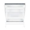 Trixie Trappa MDF – Justerbar höjd 40/44/47 cm, halkfria steg, vit, 40 × 67 cm - Vit - 39488