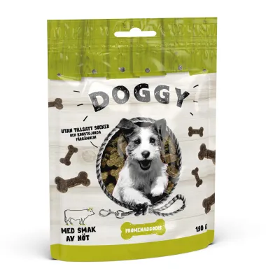 Doggy Hundgodis med Nöt 150 g