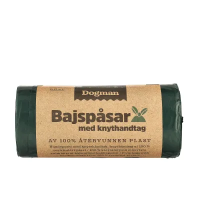 Dogman Bajspåsar 100% Återvunnen Plast 60-pack