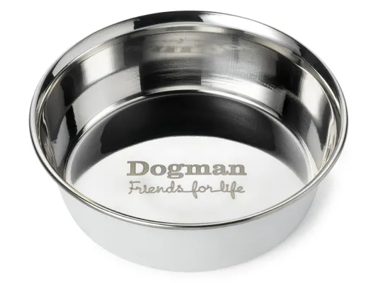 Dogman Matskål Heavy Rostfri - Tung och stabil matskål
