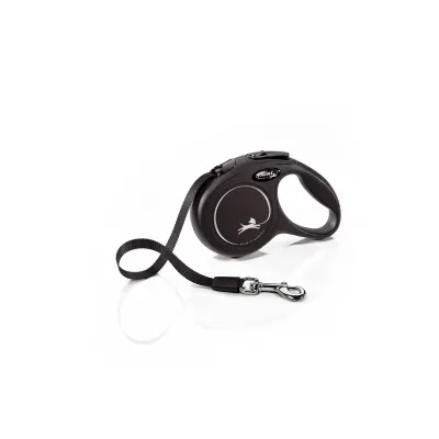 Flexi New Classic Tape Flexikoppel Svart