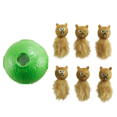 Nina Ottosson Snuffle N' Treat Ball – Aktiveringsboll med ekorrar