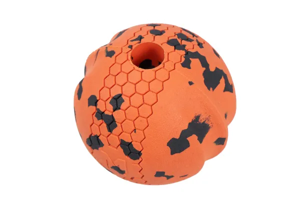 Non-stop Dogwear Dog ball, Orange/black