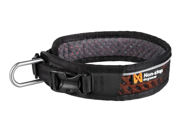 Non-stop dogwear Rock adjustable collar – Tekniskt halsband med HexiVent för aktiva hundar