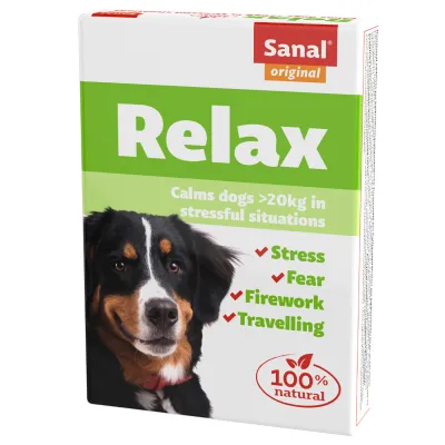 Sanal Relax för hundar 20–60 kg, 15 st