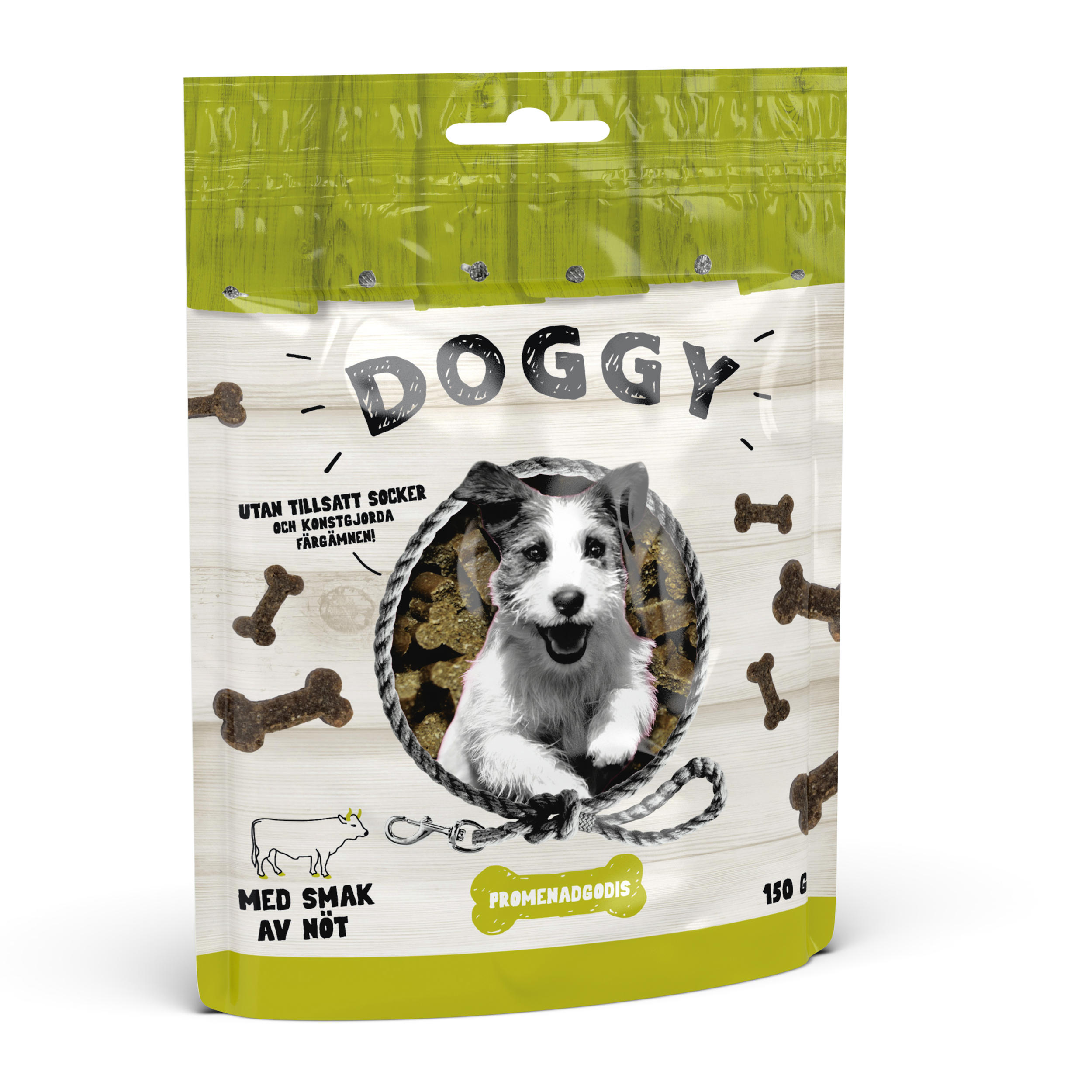 Doggy Hundgodis med Nöt 150 g - 465770